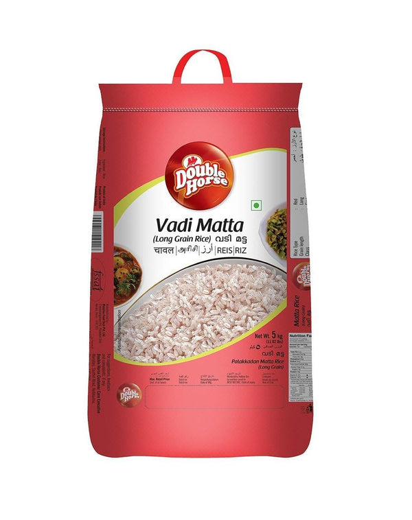Double Horse , Vadi Matta/Long Grain Rice, 11 Pound(LB)