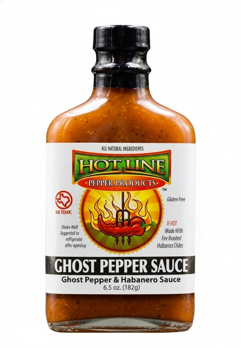 Hot Line Pepper Products Sauce Ghost Pepper, 6.5 OZ