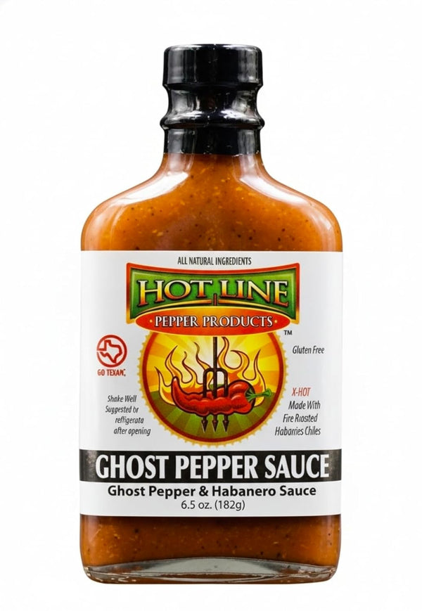 Hot Line Pepper Products Sauce Ghost Pepper, 6.5 OZ