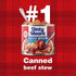 Dinty Moore 15 oz (12 Pack), 10g Beef Stew, Fully Cooked & Ready-To-Eat with Fresh Potatoes & Carrots, Gluten-Free