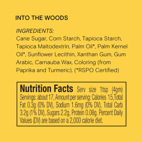 Supernatural Into the Woods Natural Confetti - Tree Sprinkles, No Artificial Dyes, Vegan, 3oz