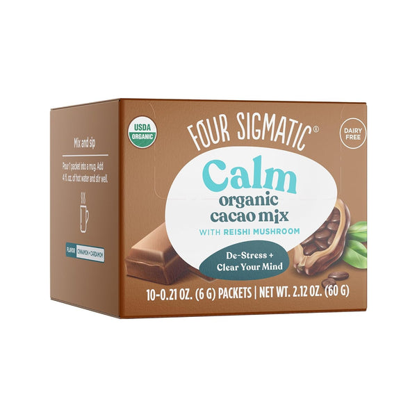 Four Sigmatic Calm Mushroom Cacao Mix | Organic Instant Cacao with Organic