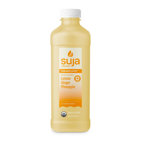 Suja Organic Ginger Love Cold Pressed Juice Drink, Refreshing Ginger Lemonade, excellent