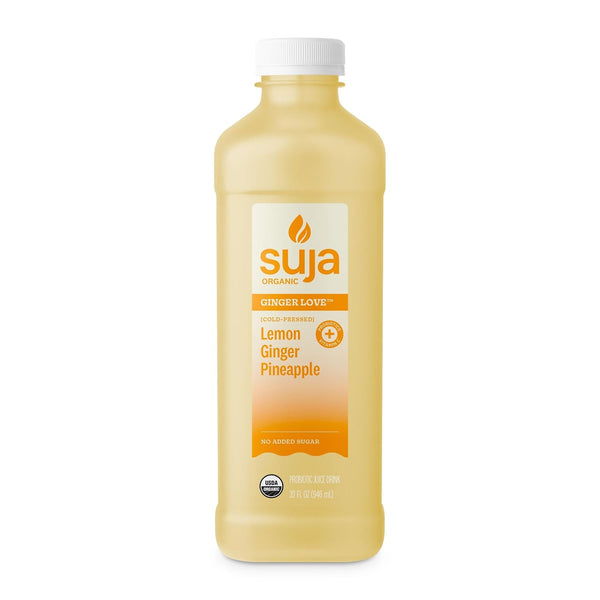 Suja Organic Ginger Love Cold Pressed Juice Drink, Refreshing Ginger Lemonade, excellent