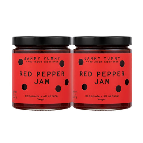 Jammy Yummy Sweet Red Pepper Jam - Handmade, Simple Ingredients, No Additives,