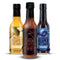 Pepper Joes Carolina Reaper Hot Sauce Variety Pack Our Original, Blueberry, and