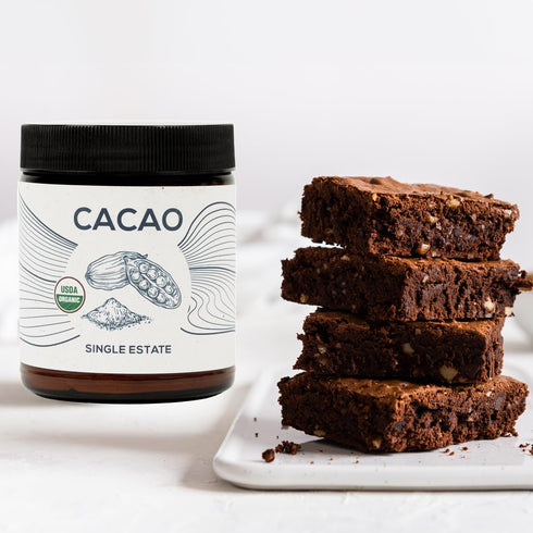100% (2.6 oz One Farm by WAAYB Organic Cacao, Single Estate, Non-GMO, Fair-Trade, Vegan, Gluten Free, Raw Rizek Cacao