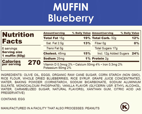 6 Count (1 Pack, Inbite Exquisite Gluten-Free Muffins | - Quick & Easy Microwaveable Delight | Gluten-Free |