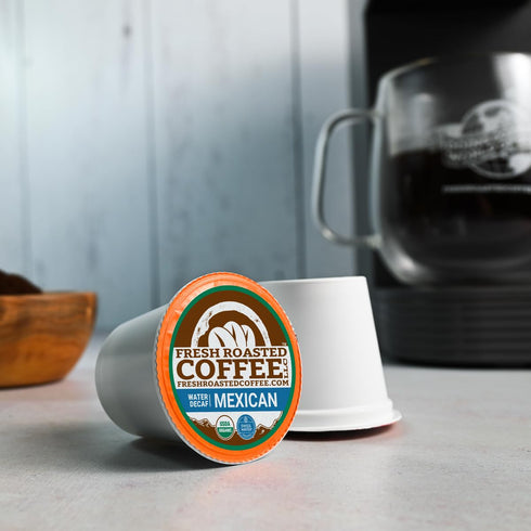 Pack 96 Fresh Roasted Coffee, Organic Water-Processed Decaf Variety | USDA Organic, Kosher | K-Cup Compatible, Pods