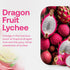 (46 oz Dr. Smoothie Refreshers Dragon Fruit Lychee Made with Real Fruit Juice Drink Concentrate, No Artificial Colors