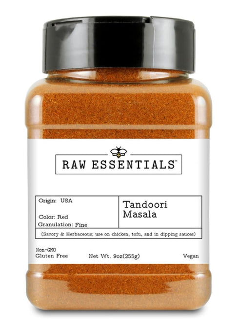 Raw Essentials Tandoori Masala Spice Blend - Savory & Herby - Use
