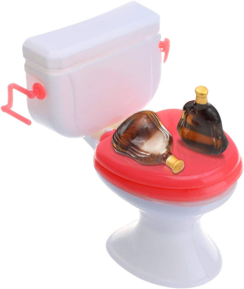 Funny Toilet Toy Set Cake Toppers for Bachelorette Celebrating Party Birthday Cake Decorations