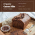 1 lb. NaturaleBio Cacao Nibs Organic Unsweetened, Non-Alkalized and Pure. Sugar-Free Dark Chocolate Chips Substitute.