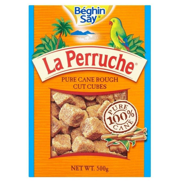 Beghin Say La Perruche Rough Cut Brown Sugar Cubes 500g