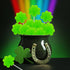 500-Pack 8-Gram (500-Pack) St. Patrick's Day Green Shamrock Lollipops, Individually Wrapped Green Apple Flavor