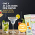 Pack 12 Maud's Mixers Variety Cocktail Mix, ct, Mocktail Non-Alcoholic Drinks - Made with Real Agave - Low Calorie, Low