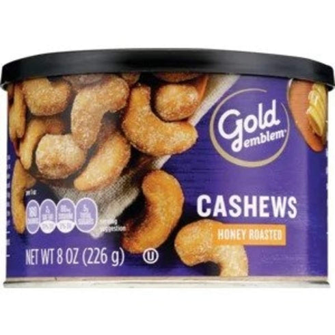 Gold Emblem Honey Roasted Cashews 8 oz