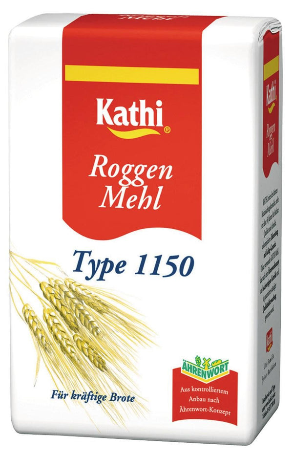 Kathi Roggenmehl Type 1150 - Dark Rye Flour for Healthy Breads - 1kg