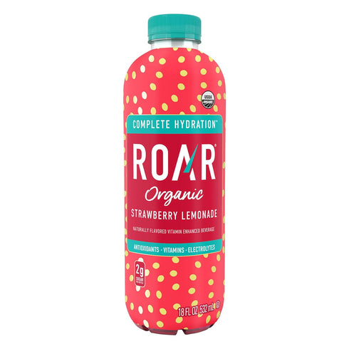 B5, B12 12 ROAR Complete Hydration Organic - Electrolyte Drinks Loaded with Vitamins C, - Non-GMO, Gluten-Free