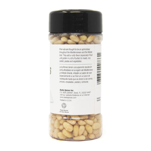 2 oz Badia Pine Nuts, Premium Pine Nuts for Cooking, Salads, Baking, Pesto, Mediterranean Dishes, Snacks & Healthy