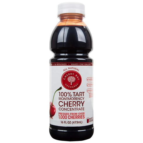 16oz Cherry Bay Orchards Tart Cherry Concentrate - All Natural Juice to Promote Healthy Sleep, Bottle - Gluten Free