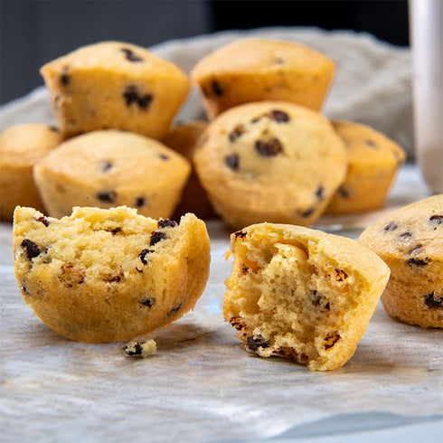 6 Oz (6pk) Katz Gluten Free Chocolate Chip Muffin Snacks. Free of Dairy, Nuts, and Soy. Kosher