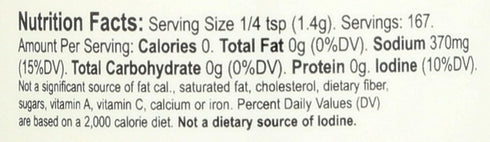 Redmond Real Salt Seasoning, Natural Unrefined Gluten Free, 8.25 Ounce