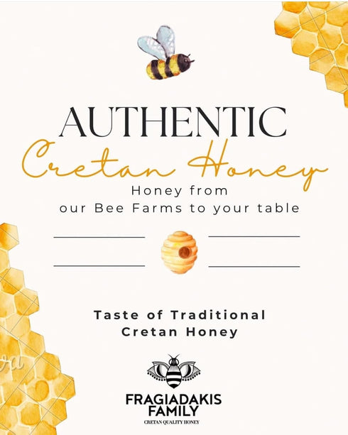 Fragiadakis Konstanas & Co G. P. 100% 400 Aoritiko Pure Cretan Mountain Honey | Greek Honey | Natural, Wildflower