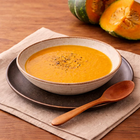 Aki Foods Japan (3 (Pack 3, Hokkaido Pumpkin Potage Soup Mix Servings) Japan Specialty, Creamy Instant Kabocha Soup |