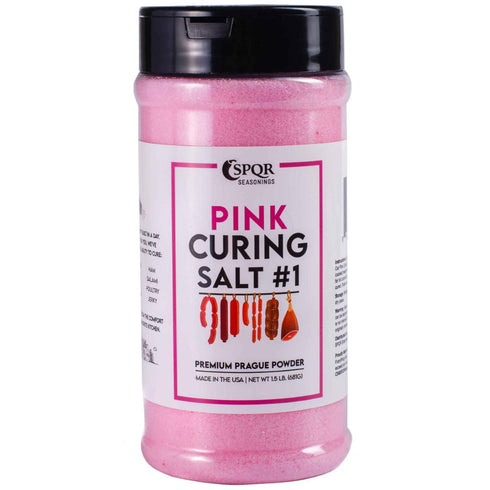 No.1. 1.5 Curing Salt Quick Cure Premium Prague Powder XL Pound Bottle by SPQR Seasonings