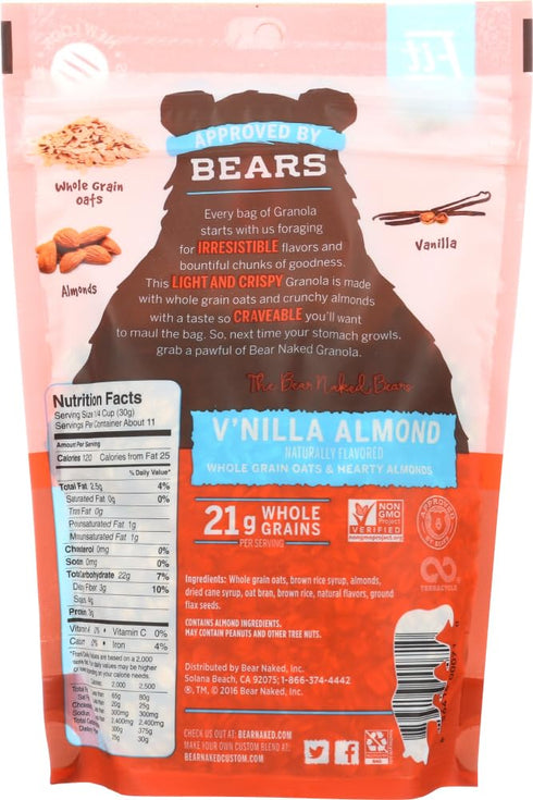 12-Ounce Pack 6) Bear Naked Granola (V'Nilla Almond Fit, Bags, of by Bear Naked