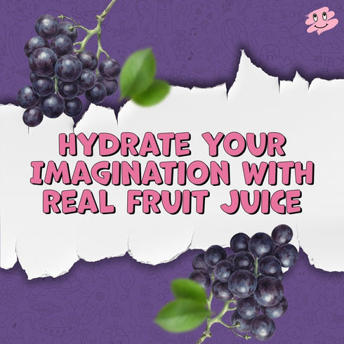 8.4 oz Pack 24 (6x4pk) 1.2g Oodles of Doodles Drinks - Grape Flavored Sparkling Water, fl Colorable Cans, of | Just