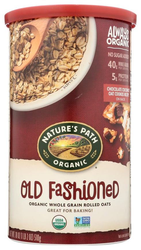 COUNTRY CHOICE ORGANICOrganic Oven Toasted Old Fashioned Oats, 18-Ounce Canisters