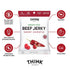 2.2 oz 4 Pack, 1 Think Jerky Beef and Turkey Jerky Variety, Original, Sweet Chipotle, Sriracha Honey, Sesame Teriyaki