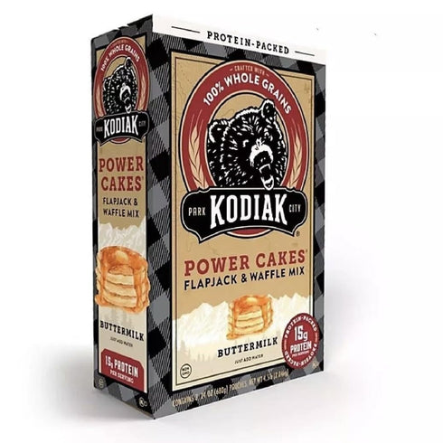 Generic Pack 3, 20 oz Kodiaks - Power Cakes Buttermilk Mix, of each