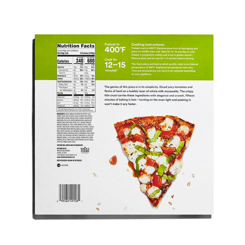 365 by Whole Foods Market 10.2 OZ Margherita Thin Crust Pizza