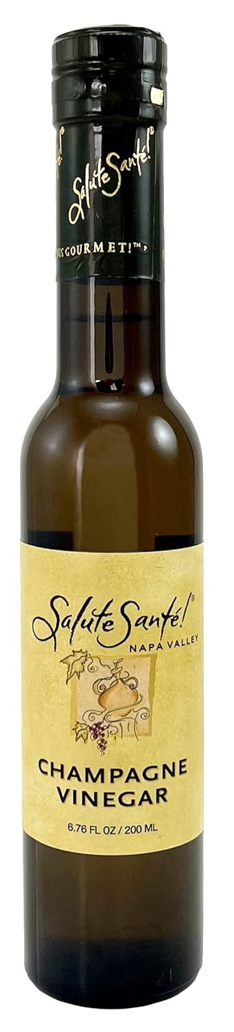 Salute Sant! Artisanal Champagne Vinegar 200ml Bright & Fruity Gourmet Vinegar for