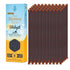 Siberian Wild 50-pack Meadow Flowers Honey Sticks with Shilajit 8% Raw Siberia Meadow Flower