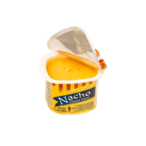 Generic Nacho Cheese Dip 12 Individual Cups 3.5 oz Each Packaged in a