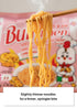 5 Packs (4.76 oz Korean Food Bulramen Stir-Fried Ramen Mild Spicy Carbonara, Artificial Spicy Chicken Flavor, Each)