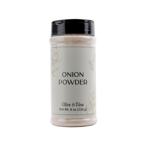 Olive & Vine Onion Powder, Savory Flavor, Seasoning for Soups, Stews, and