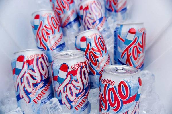 Generic Faygo Zero Firework 24 cans 12 oz cans soda pop soft drink