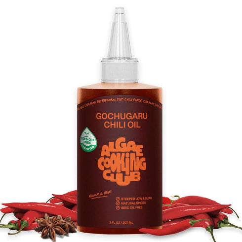 Algae Cooking Club Gochugaru Chili Oil Mild Heat & Smoky Depth with