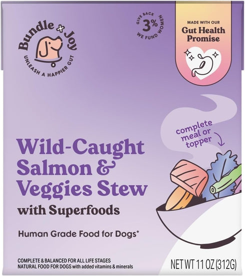 Bundle X Joy, Salmon Veggies Stew, 11 Ounce
