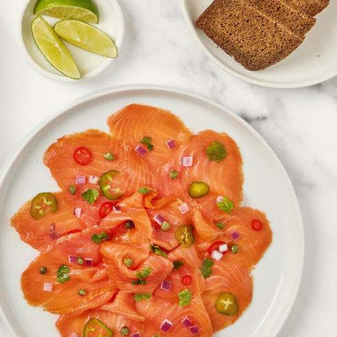 4 St. James Smokehouse Oak Wood Cold Smoked Salmon, Ounce