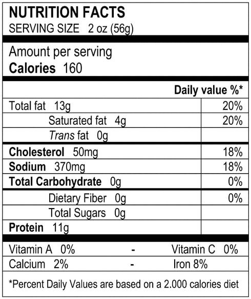 17.5 oz 500 (Pack 1) Golfera Cotechino Authentic Italian Pork Sausage, Charcuterie Meat, Pre-Cooked Breakfast Sausage