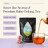 PiPi Tea 20 (4g Organic Oolong Tea Bags Whole Leaf, Bags Each) Cortisol & Calming Tea for Anxiety, Stress, Weight Loss
