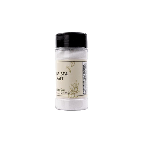 (4.54 Olive & Vine Fine Sea Salt, Subtle Salinity, Seasoning for Grilled Vegetables, Roasted Meats, Fresh Salads