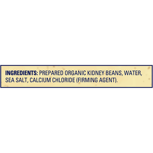 15 oz (Pack 12) BUSH'S BEST Canned Organic Dark Red Kidney Beans, Source of Plant Based Protein and Fiber, Low Fat