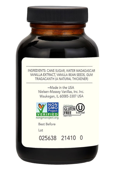10 oz Nielsen-Massey Pure Vanilla Bean Paste, | All-Natural, Certified Kosher Premium Baking & Cooking Vanilla